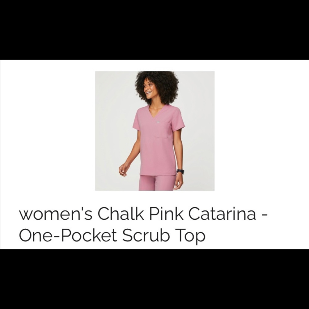 FIGS NWT Chalk Pink Scrub Set (sold out!)